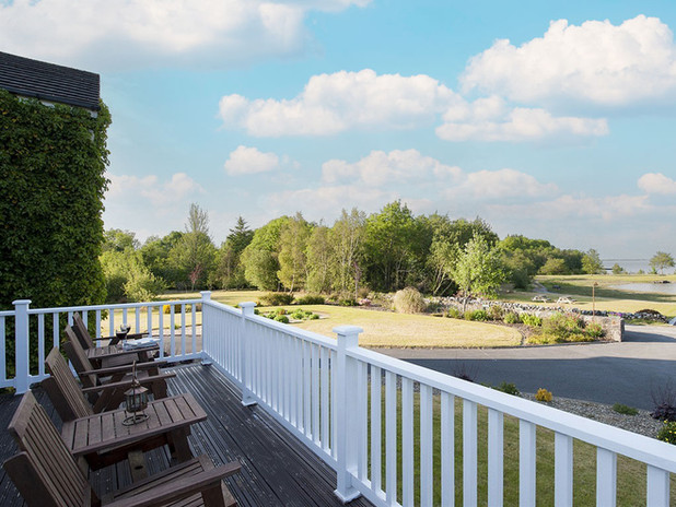 View from the decking